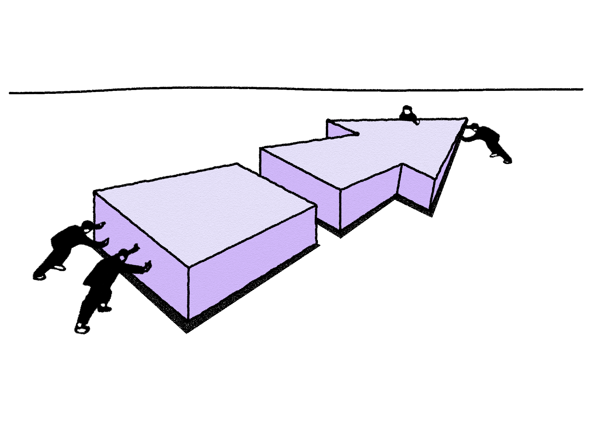 Purple arrow image